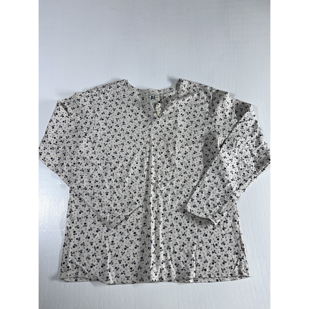 American Eagle Outfitters Women's Floral Long Sleeve Top Shirt Boho Cottagecore